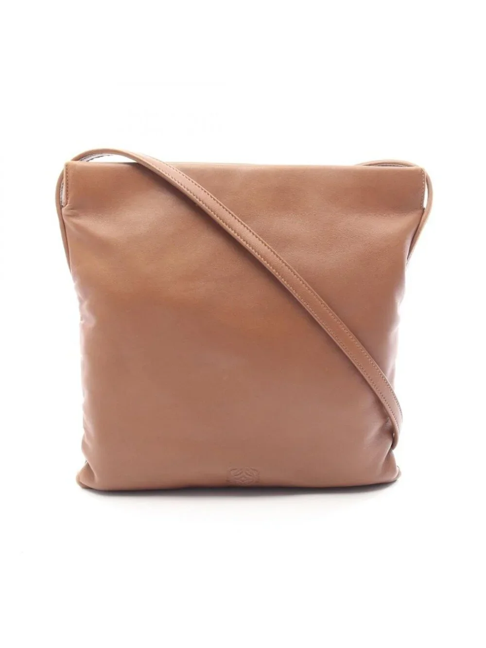 Loewe Shoulder Bag Anagram Brown Leather